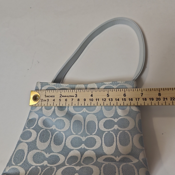 Coach Light Blue Mini Bag - Picture 9 of 11